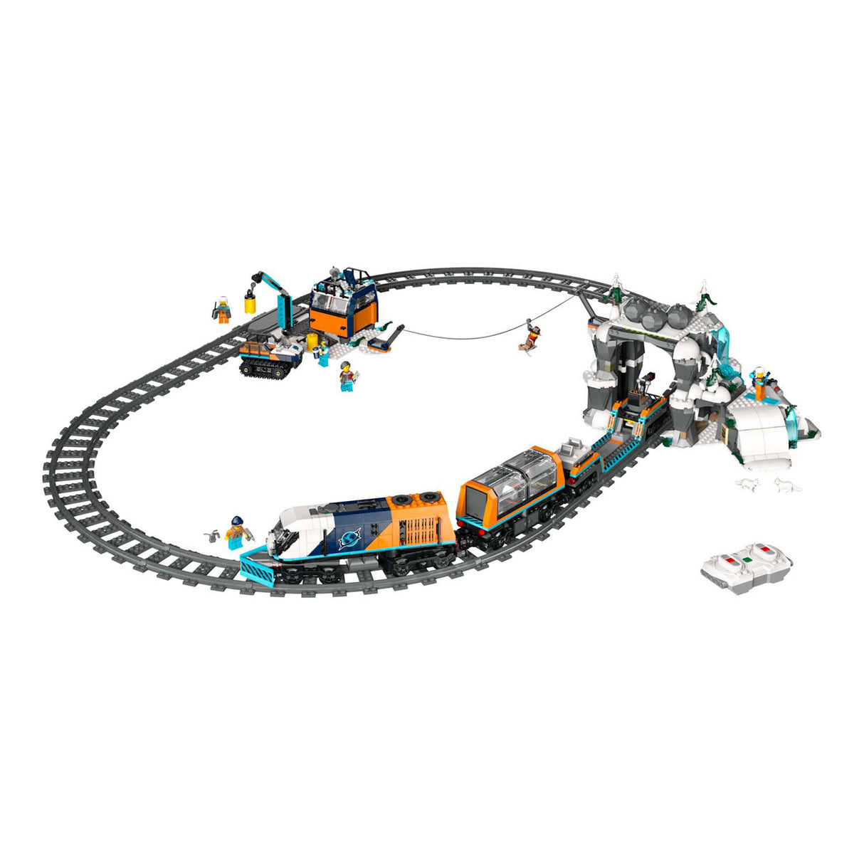 Lego 60470 City Trains Train de recherche au pôle Nord