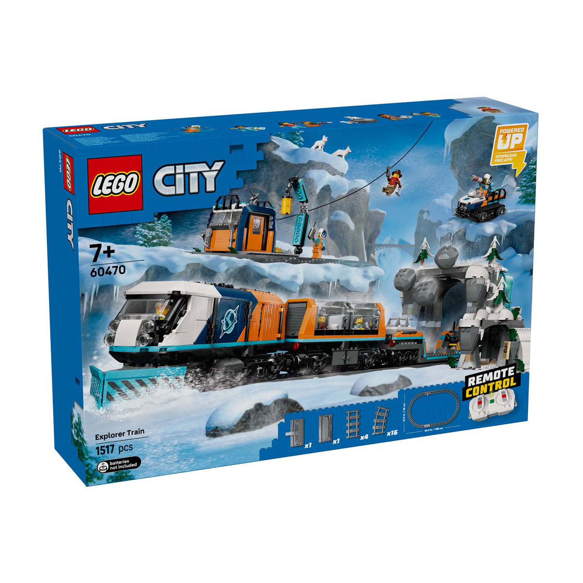 Lego 60470 City Trains Train de recherche au pôle Nord