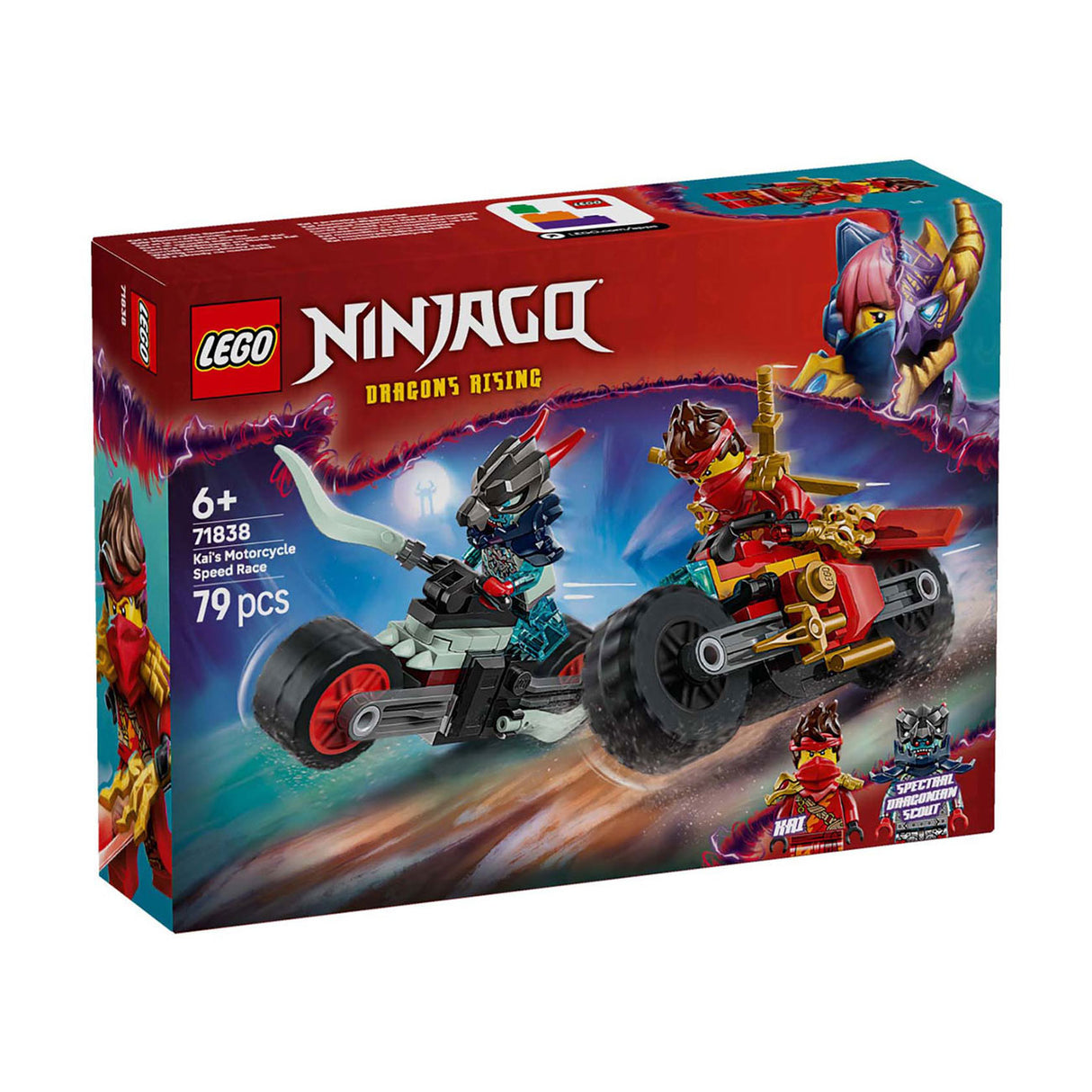 Lego Ninjago 71838 La course de moto de Kai
