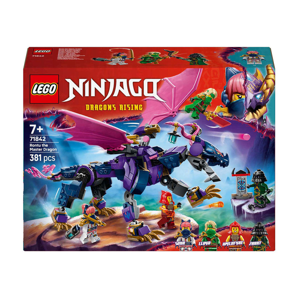 Lego 71842 Ninjago Rontu le maître dragon
