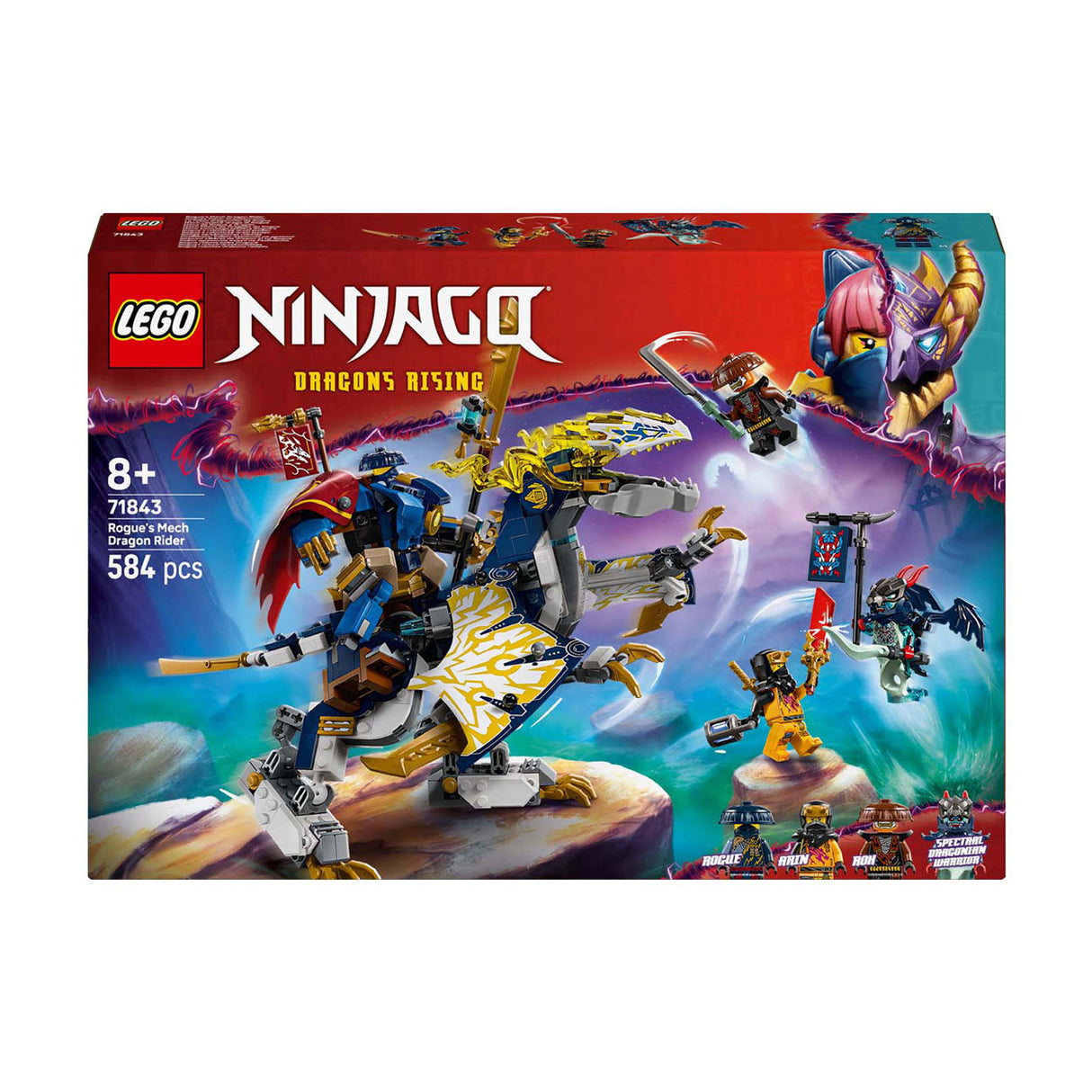 Lego Ninjago 71843 Le cavalier dragon robot du voyou