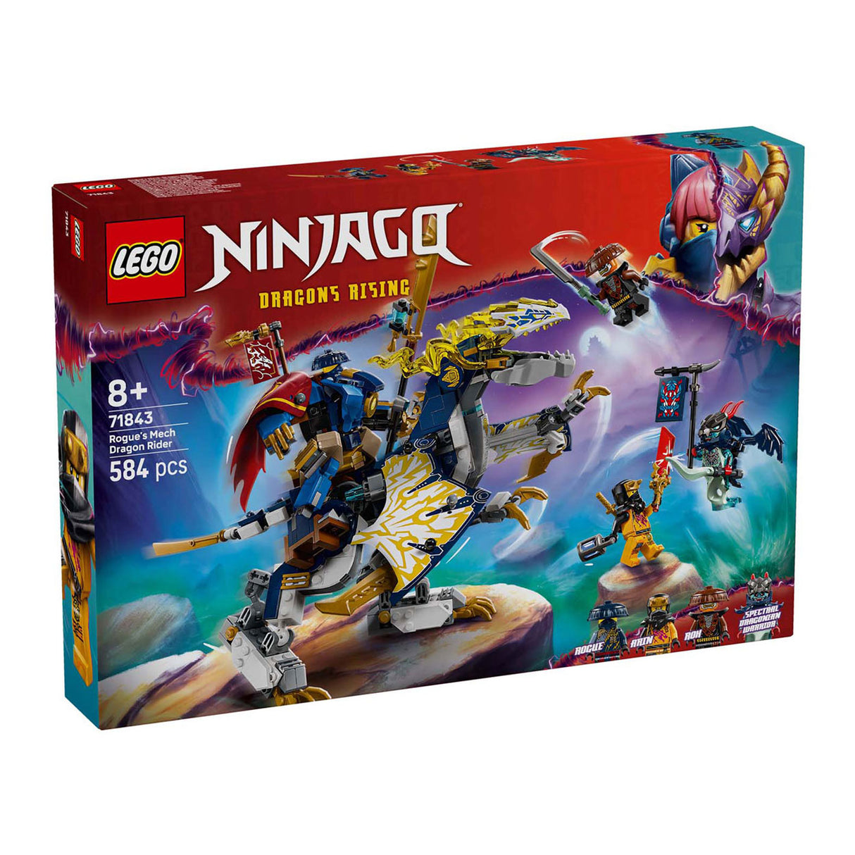 Lego Ninjago 71843 Le cavalier dragon robot du voyou