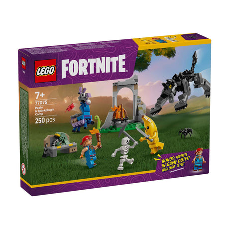 Lego Fortnite 77075 Camp Peely et bougies d'allumage