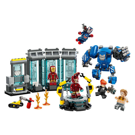 Lego Marvel Le laboratoire d'Iron Man : ensemble de la salle des armures - 76315