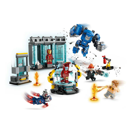 Lego 76315 super héros merveille laboratoire d'iron man: salle d'armure