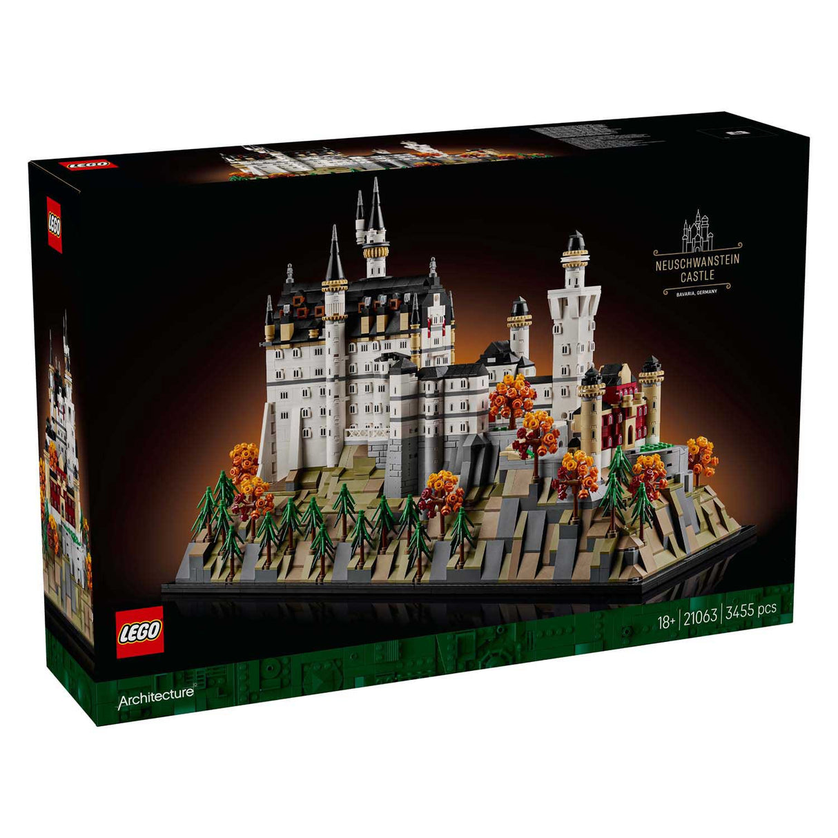 Lego Architecture 21063 Ensemble de collection du château de Neuschwanstein