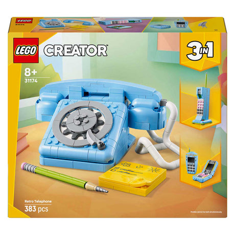 Téléphone rétro Lego ® Creator 3en1, téléphone vintage - 31174
