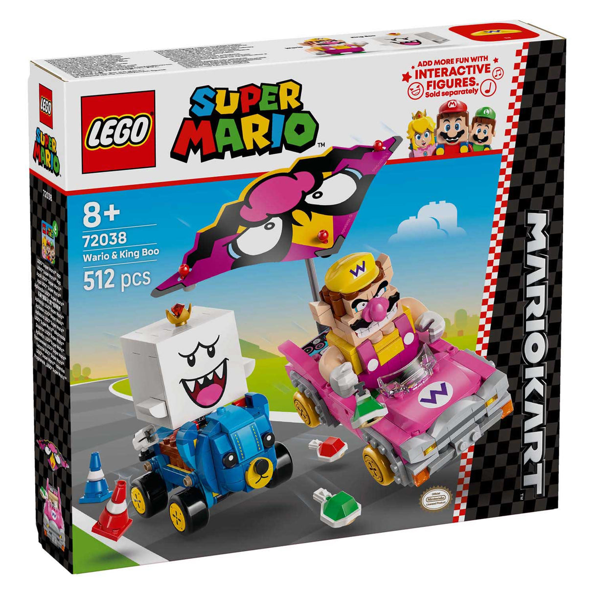 Lego ® Super Mario™ : Mario Kart™ – Wario et King Boo - 72038