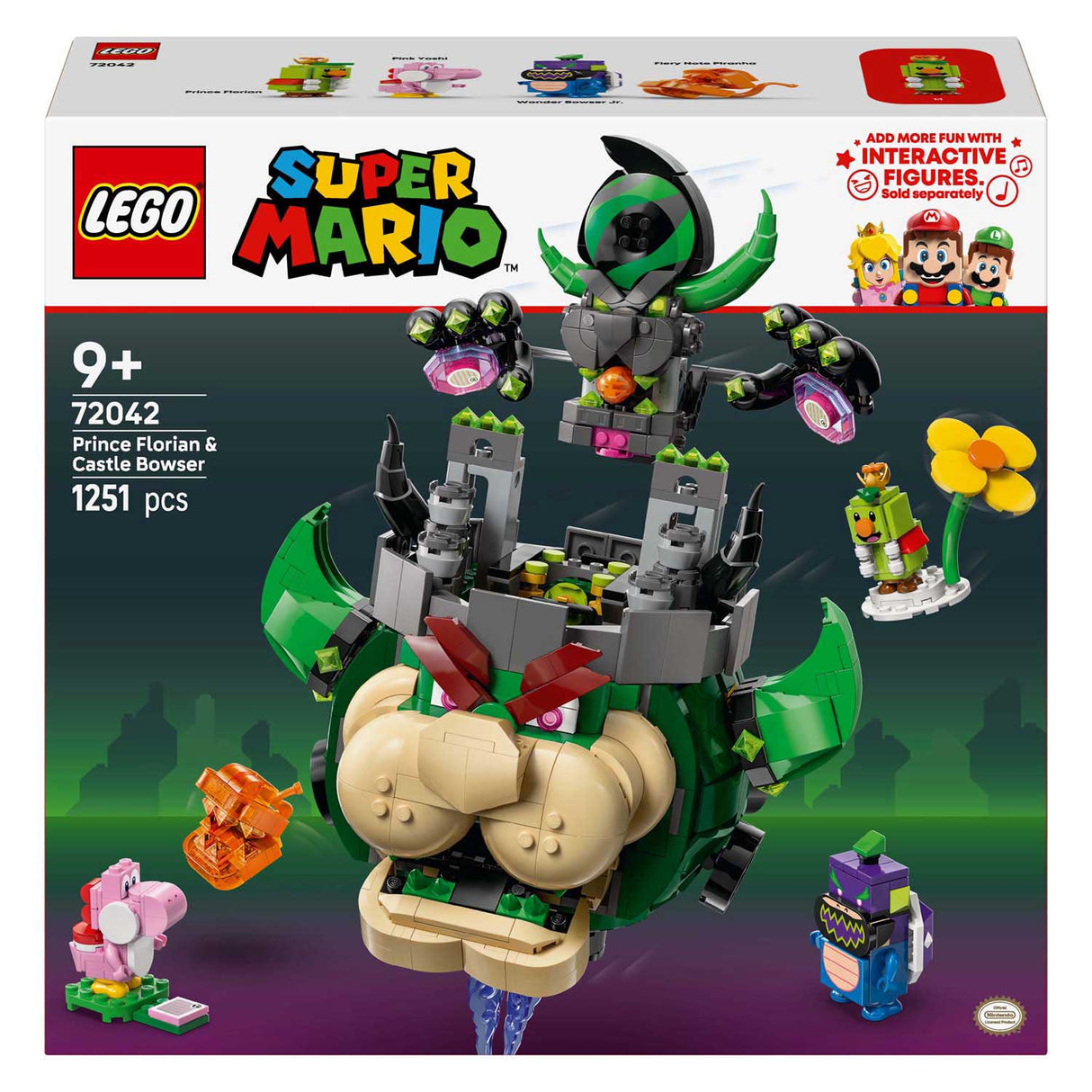 Lego Super Mario 72042 Prince Florian et le château de Bowser