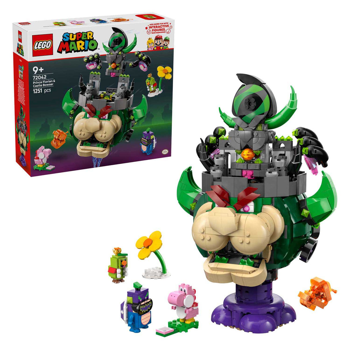 Lego Super Mario 72042 Prince Florian et le château de Bowser