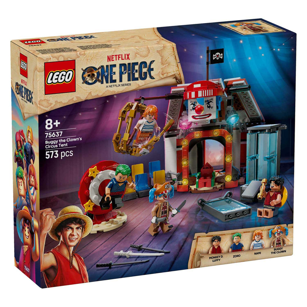 Lego ® tente de cirque une pièce de Buggy le clown - 75637