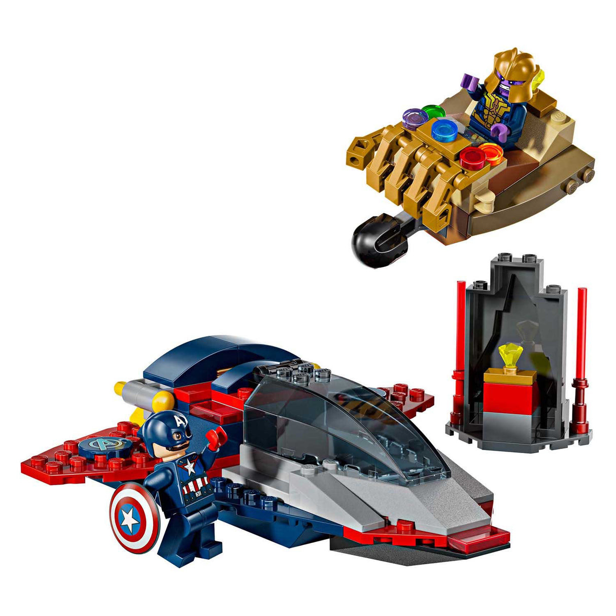 LEGO Super Heroes Marvel 76319 Captain America contre Thanos