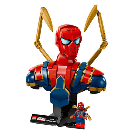 Lego super héros 76326 buste de Spider-Man en fer
