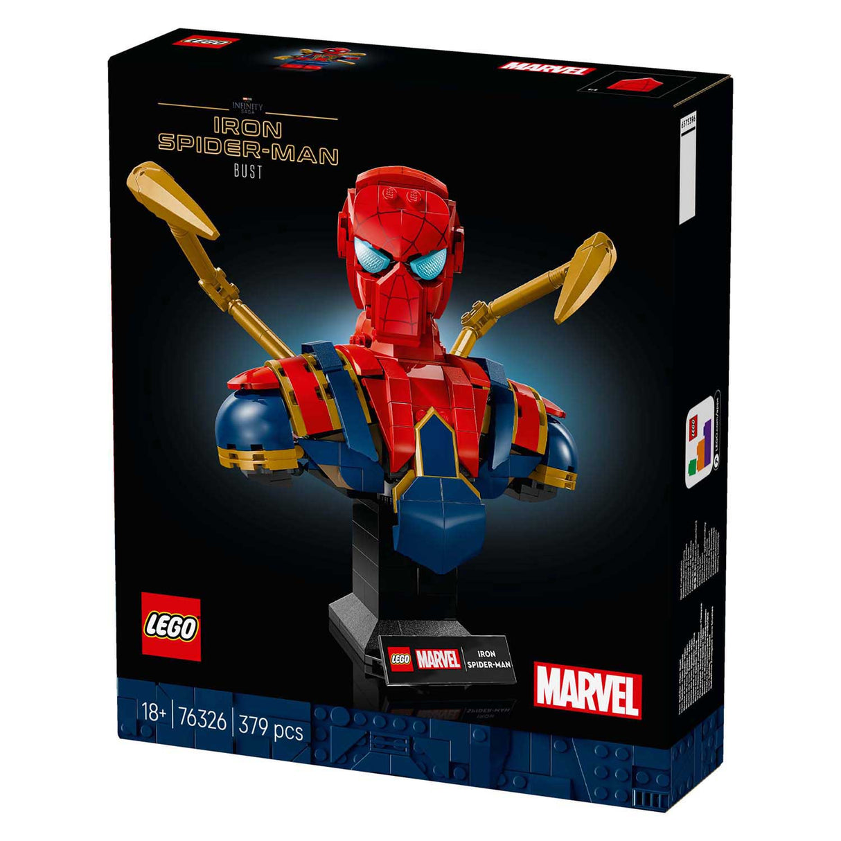 Lego super héros 76326 buste de Spider-Man en fer