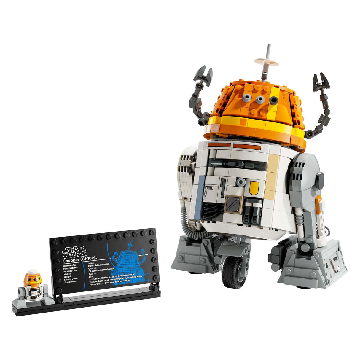 Lego ® star wars : ahsoka™ chopper (c1-10p)™ droïde astromech - 75416