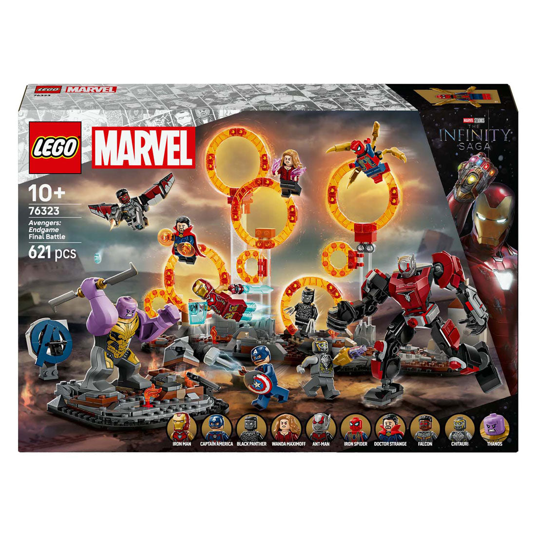 Lego Marvel 76323 La bataille finale de la fin du jeu des Avengers