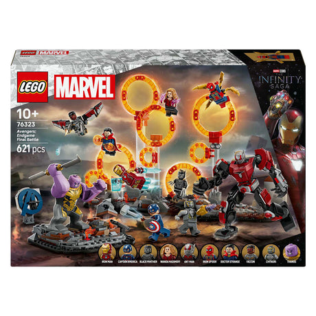 Lego ® Marvel Avengers : ensemble de construction de la bataille finale de la fin du jeu - 76323