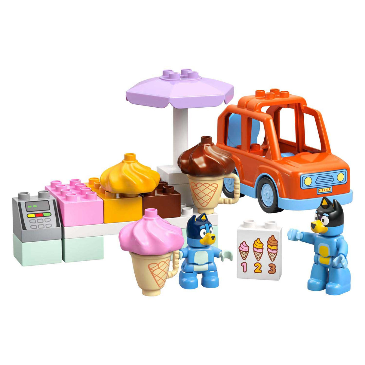 Lego ® duplo® bluey obtenez une glace avec bluey - 10458