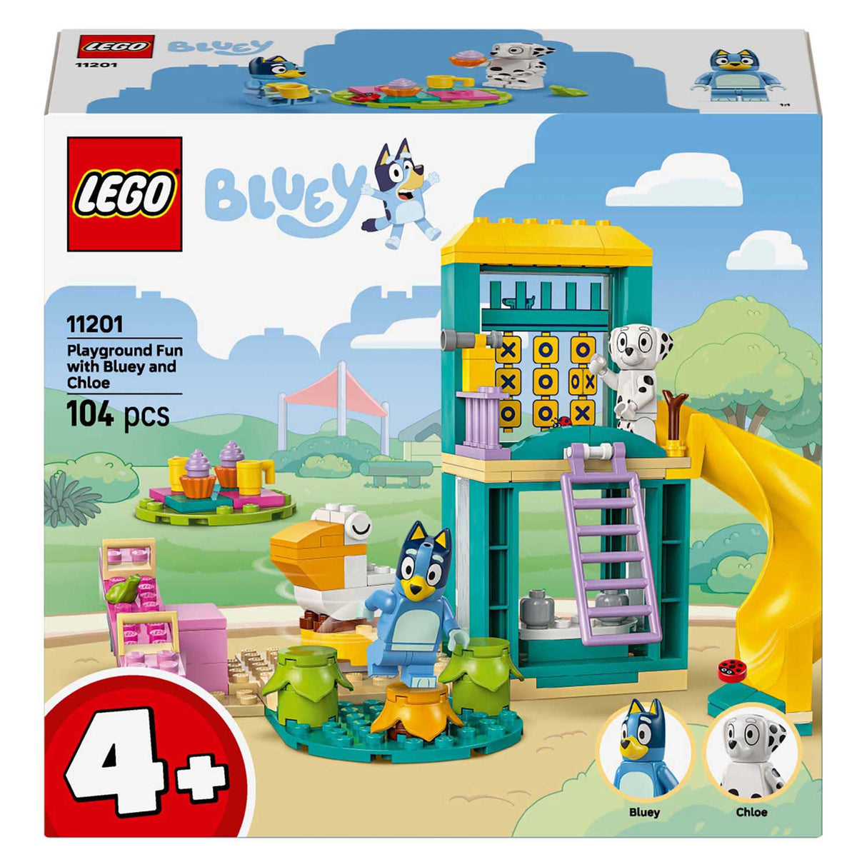 Lego 11201 Bluey et Chloé dans la cour de récréation | 2 pièces
