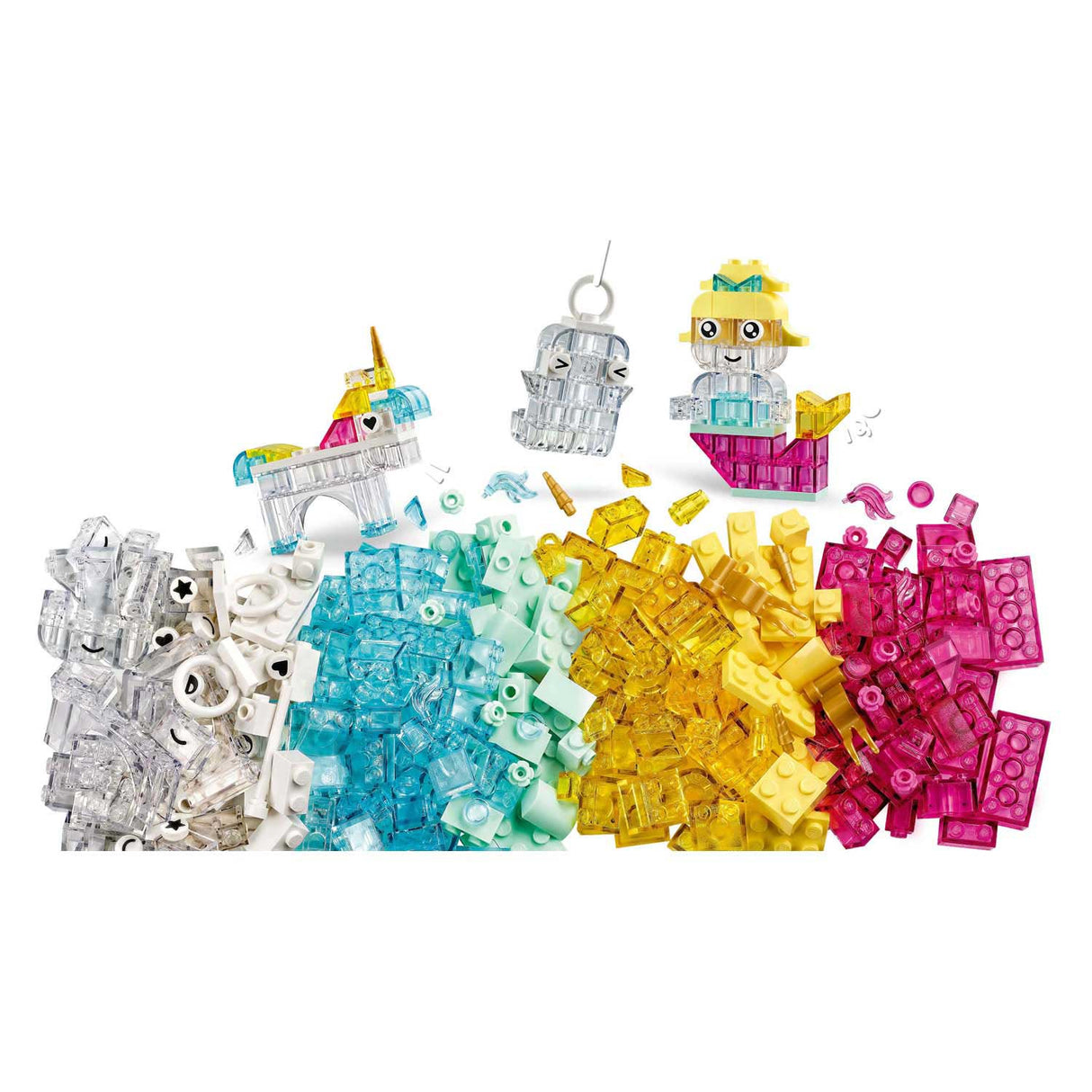 Lego classic 11040 boîte transparente magique