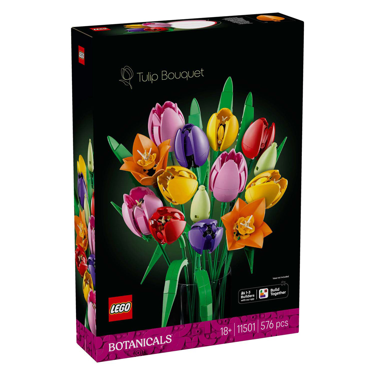 Lego botanicals 11501 bouquet avec décoration de fleurs de tulipes