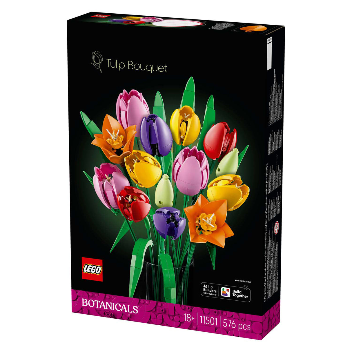 Lego botanicals 11501 bouquet avec décoration de fleurs de tulipes