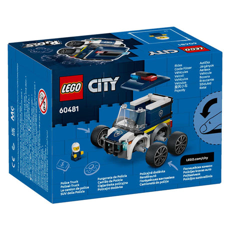 Lego city brick monte 60481 véhicules voiture de police | 2 pièces