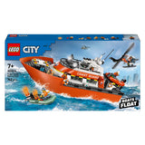 Lego city exploration 60504 bateau de sauvetage de la garde côtière avec hélicoptère