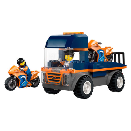 Lego city 60491 transporteur de moto