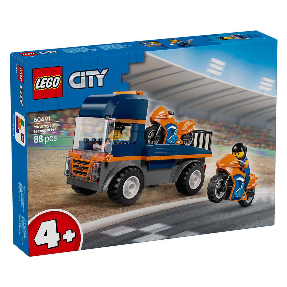 Lego city 60491 transporteur de moto