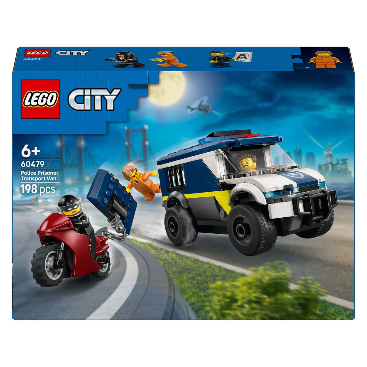 Lego city 60479, transport de prisonniers de la police
