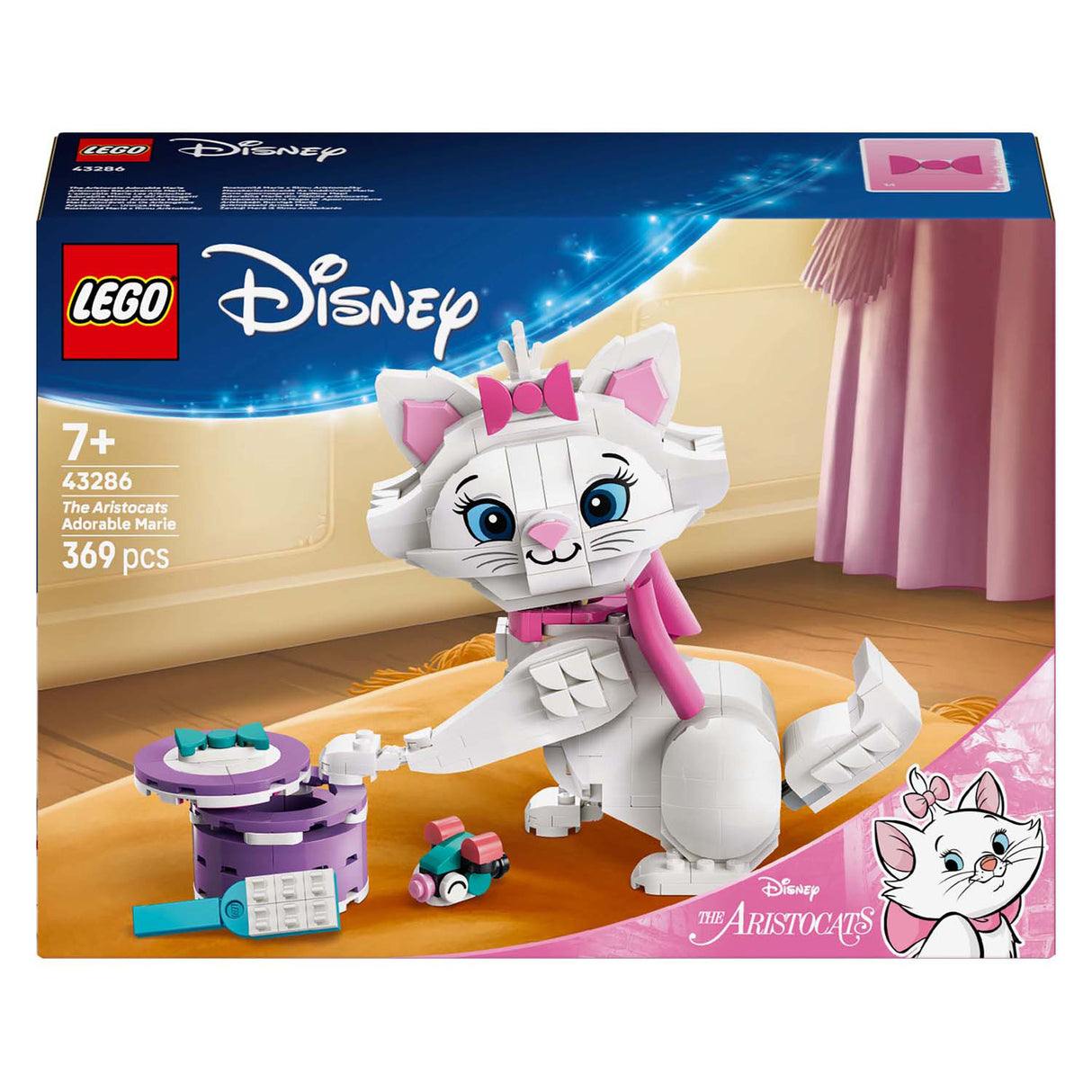 Lego Disney Classic 43286 Les Aristochats, la mignonne Marie