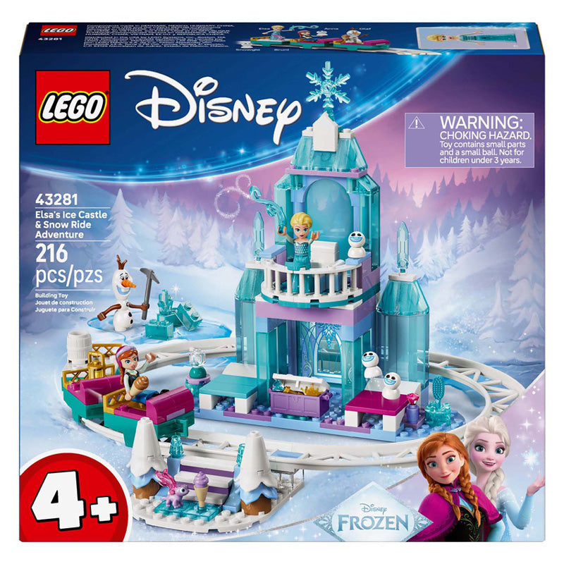 Lego Disney Princess 43281 Le château de glace et la balade sur neige d'Elsa