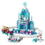 Lego Disney Princess 43281 Le château de glace et la balade sur neige d'Elsa