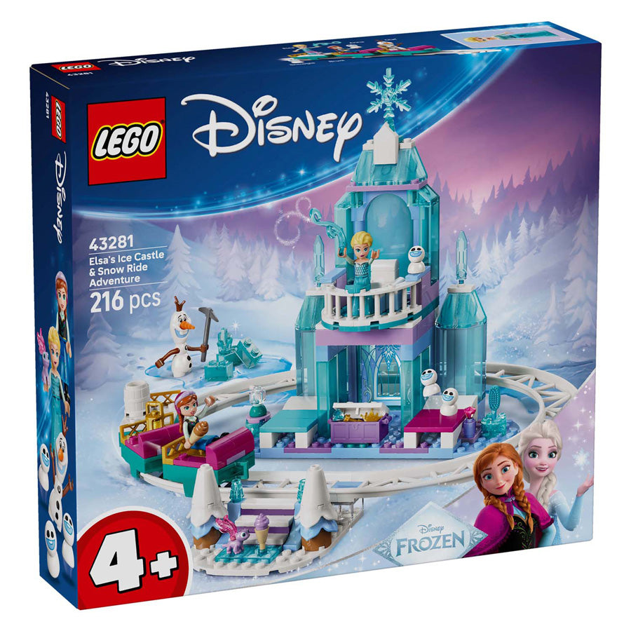 Lego Disney Princess 43281 Le château de glace et la balade sur neige d'Elsa