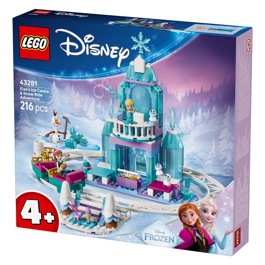 Lego Disney Princess 43281 Le château de glace et la balade sur neige d'Elsa