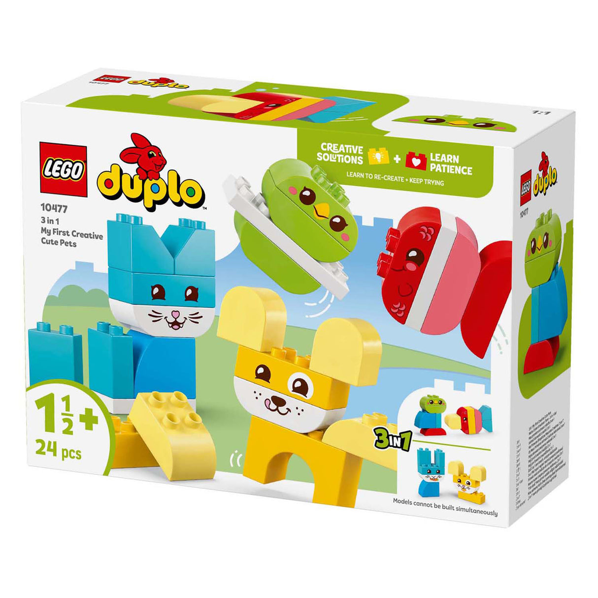 Lego Duplo 10477 3-en-1 mes premiers animaux créatifs
