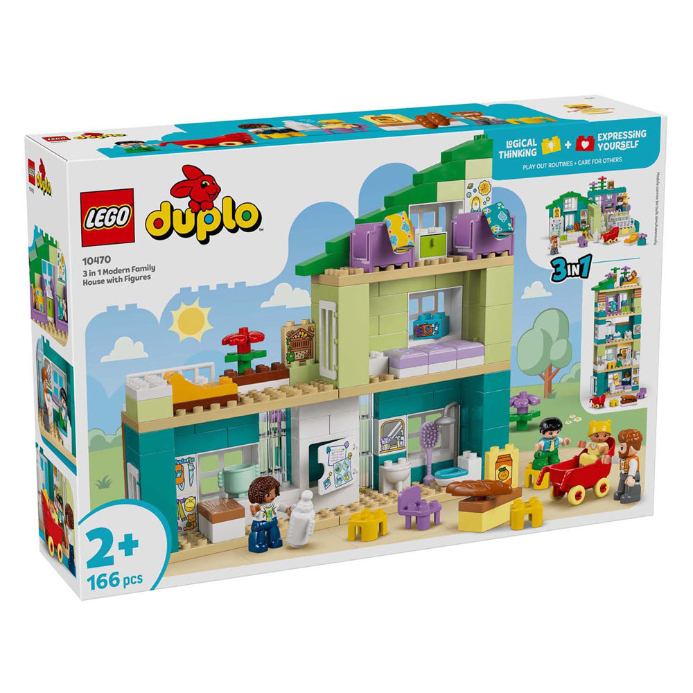 Lego Duplo Town 10470 maison moderne 3en1 avec figurines