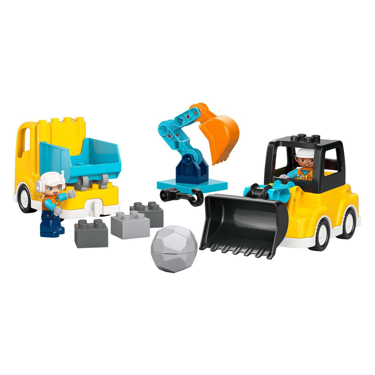 Lego duplo town 10475 véhicules de construction 3en1