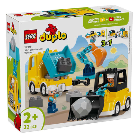 Lego duplo town 10475 véhicules de construction 3en1