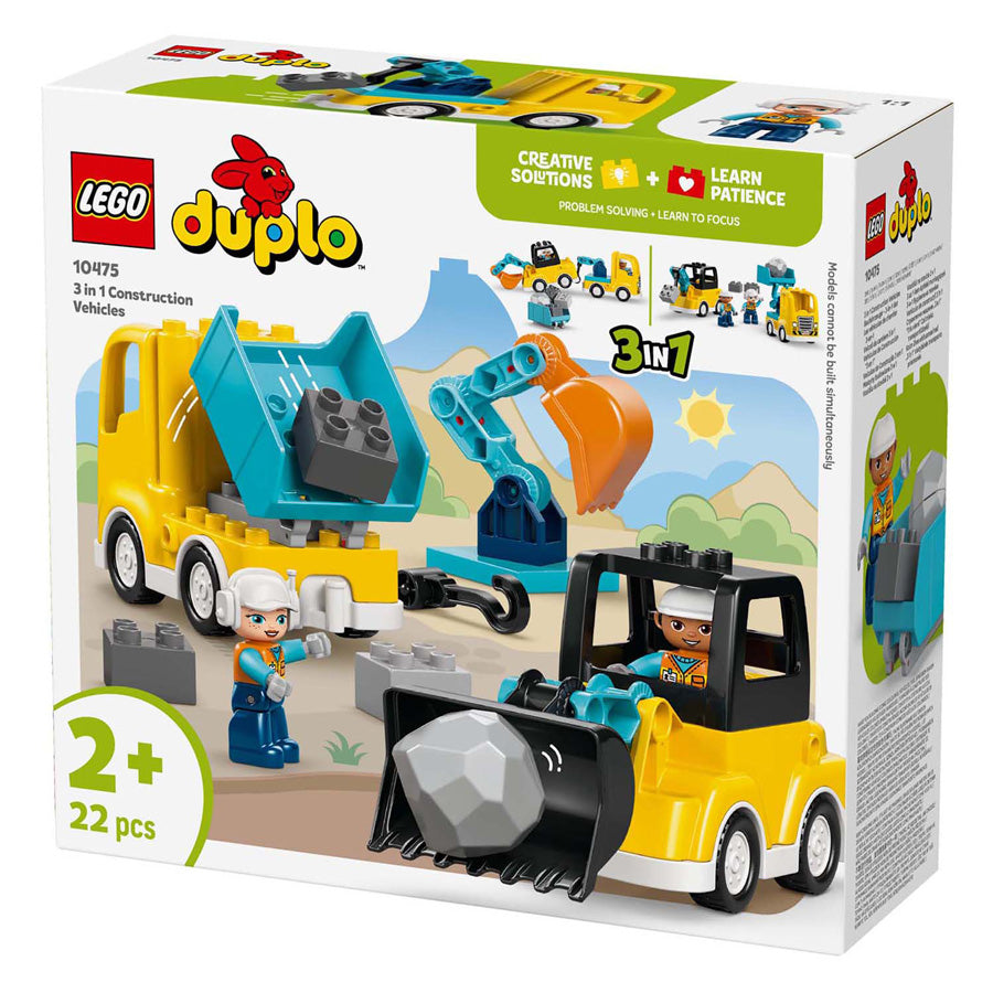Lego duplo town 10475 véhicules de construction 3en1