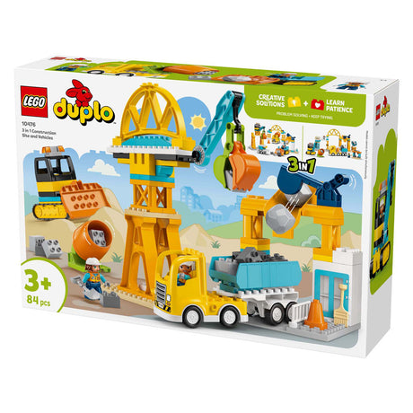 Lego duplo town 10476 3en1 chantier et véhicules