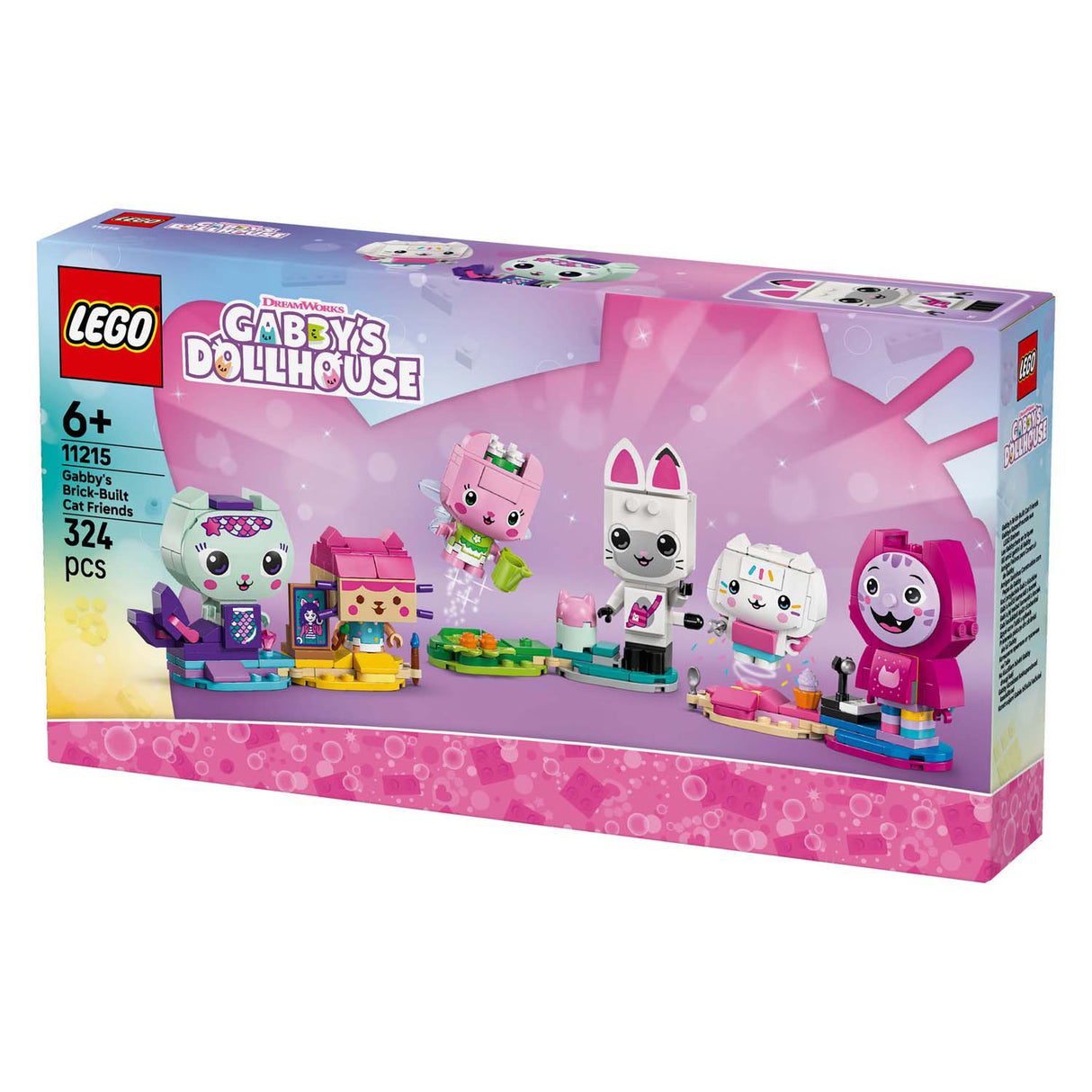 Lego Gabby's Dollhouse 11215 Les amis chats à construire de Gabby