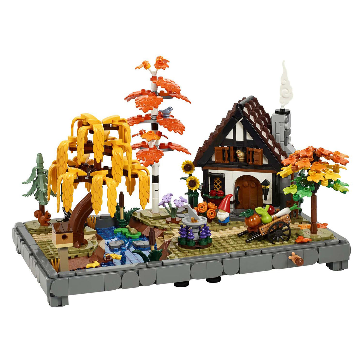Lego icônes 11372 jardin d'automne avec chalet