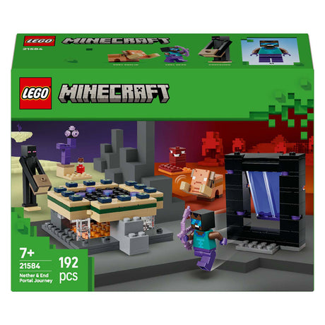 Lego minecraft 21584 voyage vers le bas et le portail final