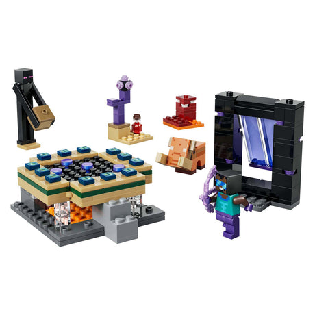 Lego minecraft 21584 voyage vers le bas et le portail final