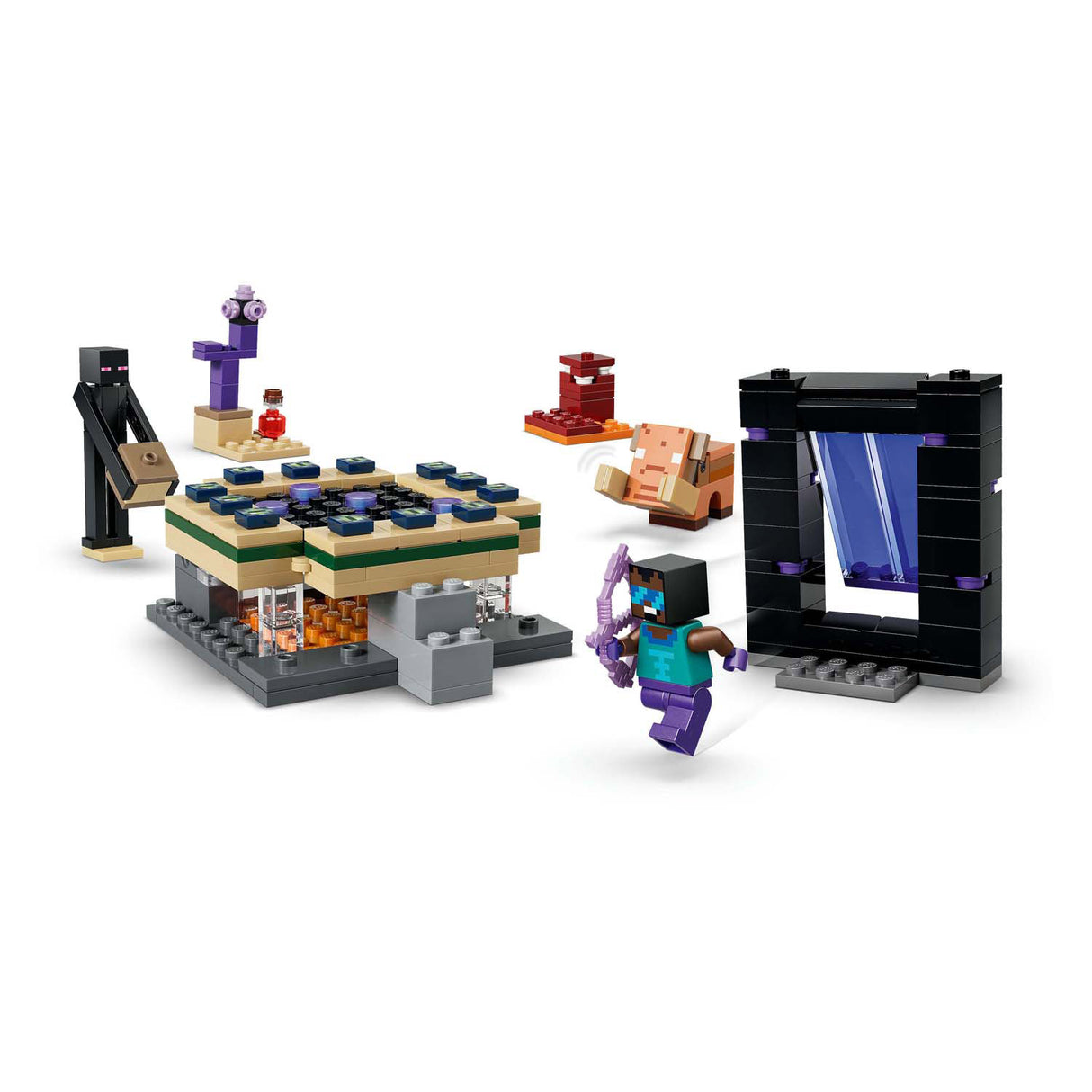 Lego minecraft 21584 voyage vers le bas et le portail final