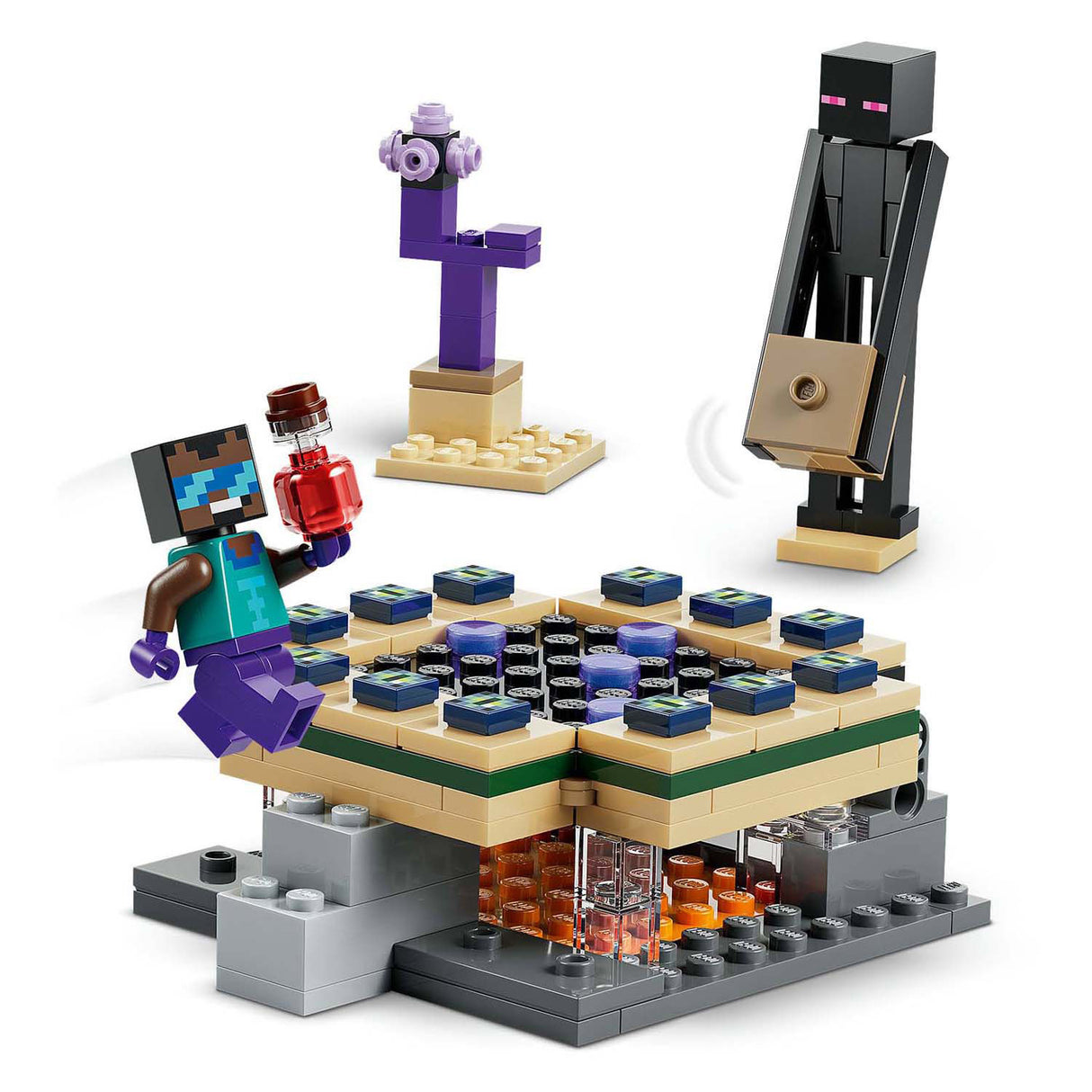 Lego minecraft 21584 voyage vers le bas et le portail final