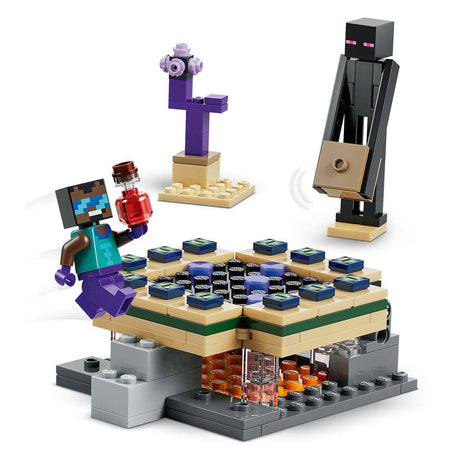 Lego minecraft 21584 voyage vers le bas et le portail final