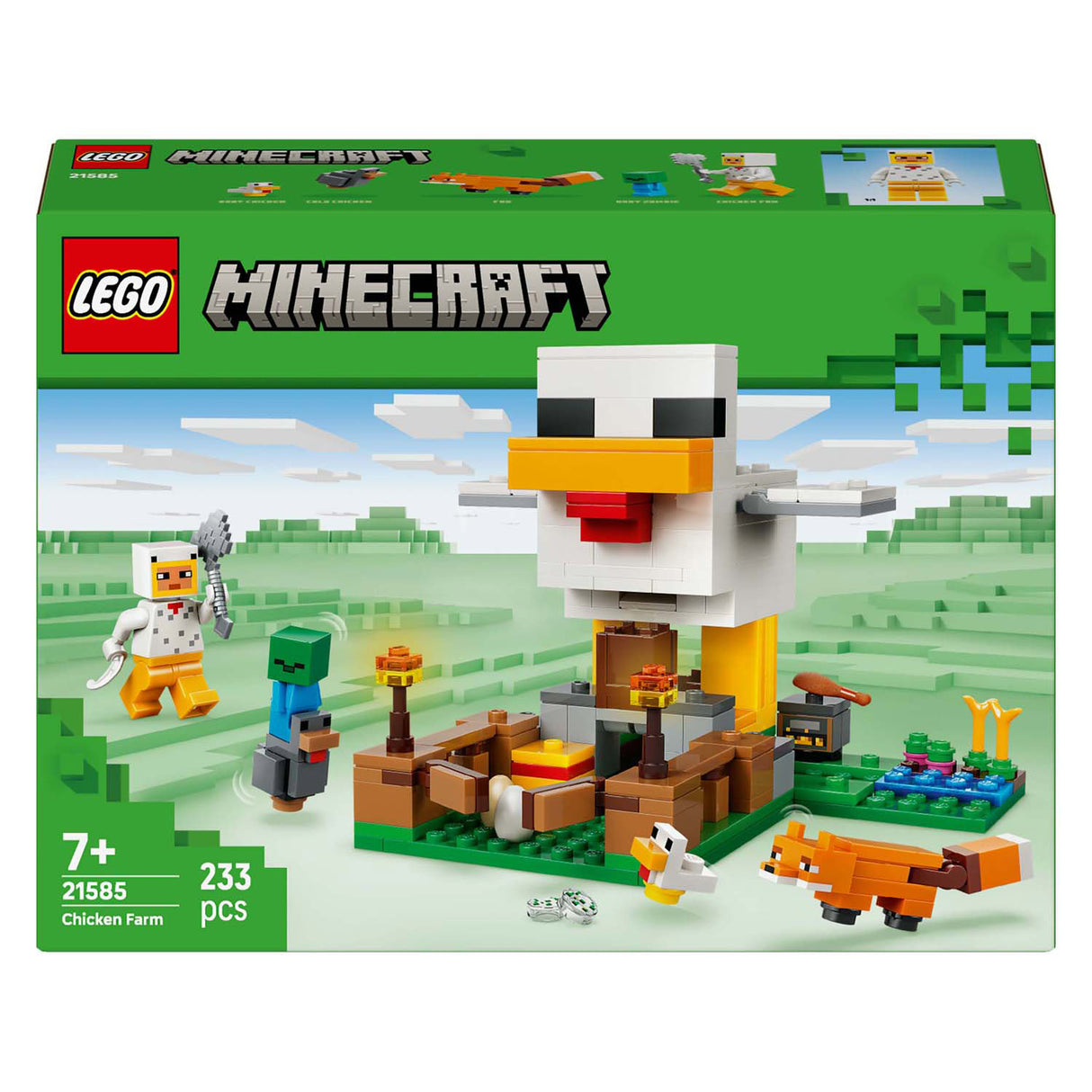 Lego minecraft animaux de la ferme de poulet jouets pour enfants - 21585